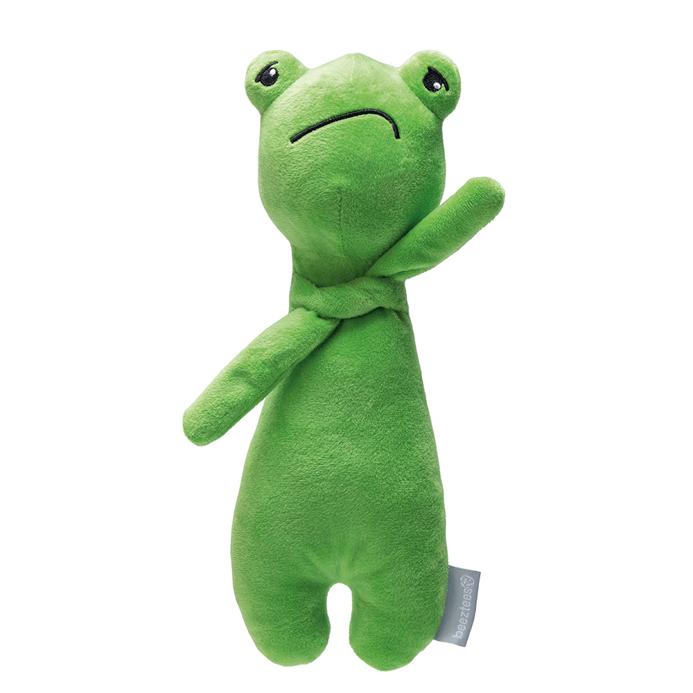beeztees Hundespielzeug Grumpy Froggy - L 30 x B 11,5 x H 7,5 cm beeztees Hundespielzeug Grumpy Froggy - L 30 x B 11,5 x H 7,5 cm von Beeztees