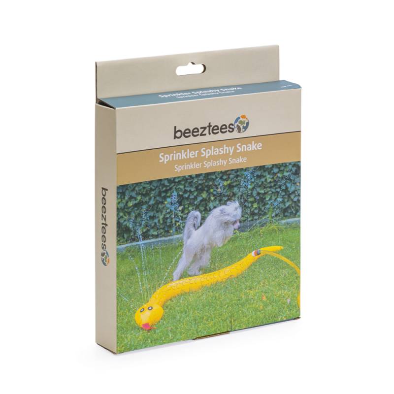 beeztees Hundespielzeug Schlange Splashy, gelb - L 150 cm von Beeztees