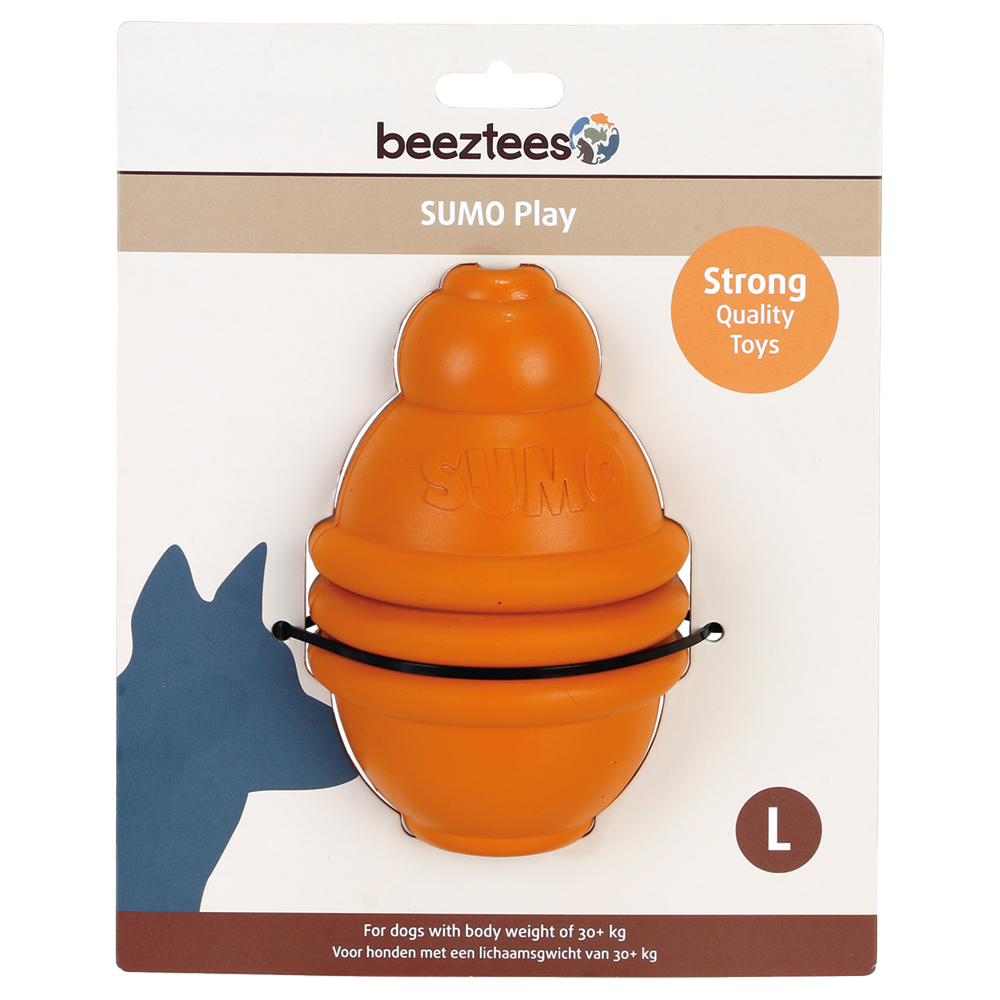 beeztees Hundespielzeug Sumo Play - Größe L: Ø 10 x H 15 cm beeztees Hundespielzeug Sumo Play - Größe L: Ø 10 x H 15 cm von Beeztees