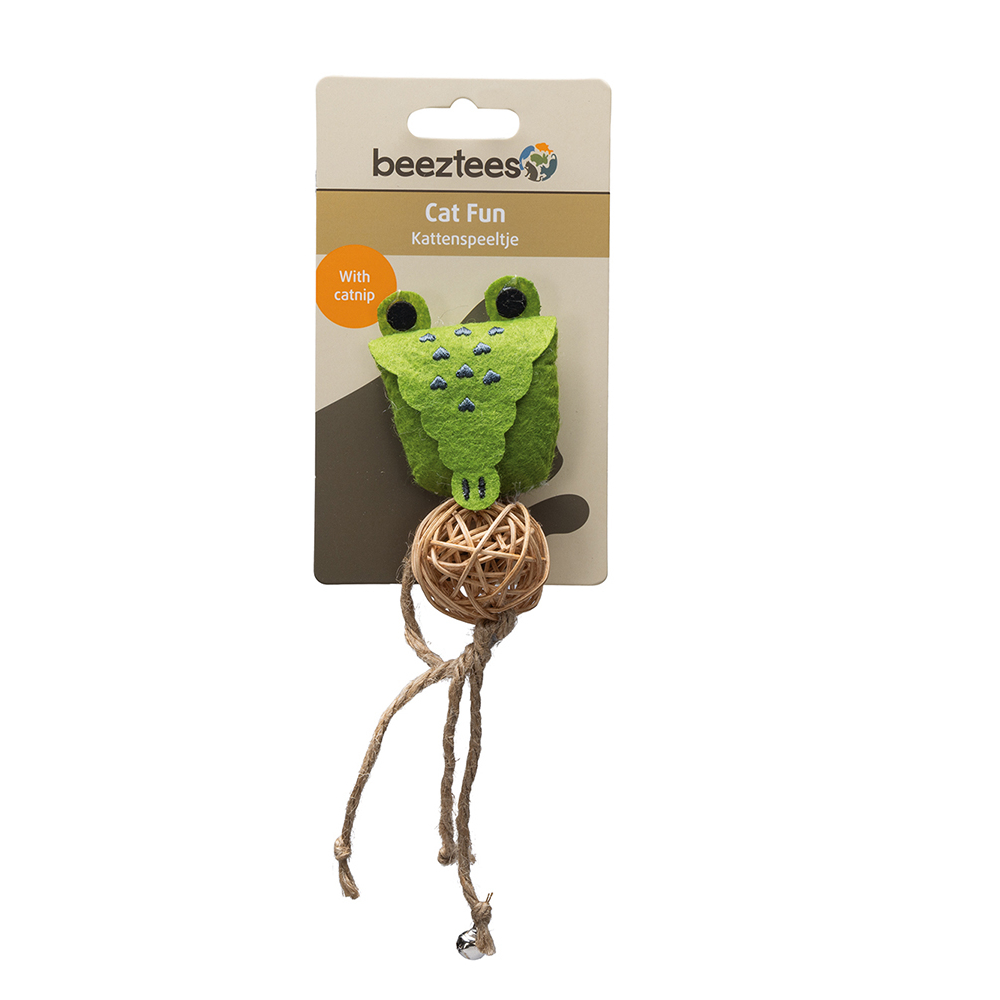 beeztees Katzenspielzeug Dschungel Raddi - ca. L 18 x B 6 x H 4 cm von Beeztees