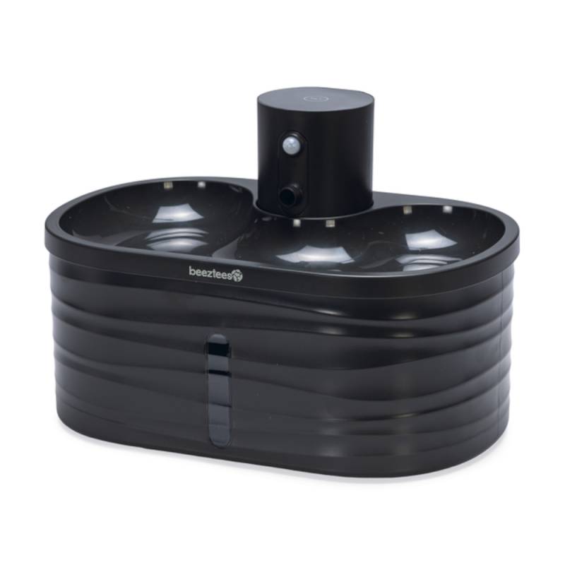 beeztees Trinkbrunnen Sef für Katzen - Set: Trinkbrunnen Sef + Ersatzfilter (4 Stück) von Beeztees