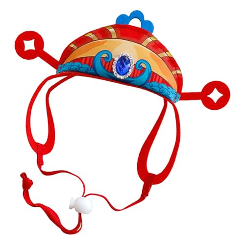 Befeixue Chinesische Neujahrs-Haustiermütze, Neujahrs-Haustierkostüm - Frühlingsfest Cosplay Mütze für Welpe,Haustier-Neujahrsdekorationen, Feiertags-Verkleidungszubehör für kleine, mittlere und große Befeixue Chinesische Neujahrs-Haustiermütze, Neujahrs-Haustierkostüm - Frühlingsfest Cosplay Mütze für Welpe,Haustier-Neujahrsdekorationen, Feiertags-Verkleidungszubehör für kleine, mittlere und große von Befeixue
