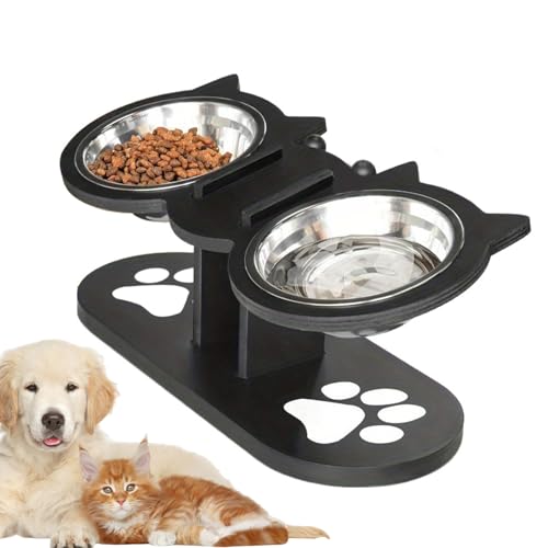Befeixue Katzenfutter Und Wassernapf Set,Verstellbarer Napfständer | Haustierbrunnen Für Welpen Kitten Haushalt Reisen Mehrkatzenhaushalte Innen Außen Trinknapf Befeixue Katzenfutter Und Wassernapf Set,Verstellbarer Napfständer | Haustierbrunnen Für Welpen Kitten Haushalt Reisen Mehrkatzenhaushalte Innen Außen Trinknapf von Befeixue