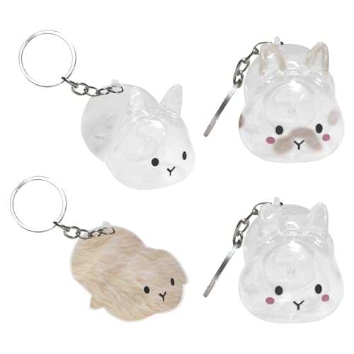 Befeixue Katzenhaare Halter Haarsammler,4 Teile Erinnerungsanhänger - Klare Aufbewahrungsdose In Hasenform Als Für Familie Freunde von Befeixue