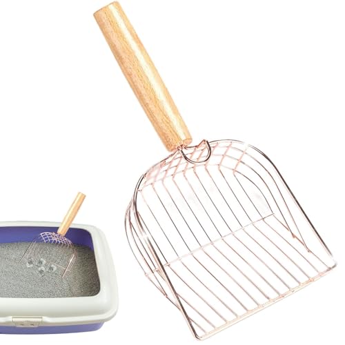 Befeixue Katzentoilette Schaufel | Katzenstreu Sifter Mit Holzgriff | Tragbarer Katzenstreubox Scooper | Katzenschaufel Mit Tiefen Schaufel | Schnellsieb Für Tierkot Mit Haken | Leicht Zu Reinigen Befeixue Katzentoilette Schaufel | Katzenstreu Sifter Mit Holzgriff | Tragbarer Katzenstreubox Scooper | Katzenschaufel Mit Tiefen Schaufel | Schnellsieb Für Tierkot Mit Haken | Leicht Zu Reinigen von Befeixue