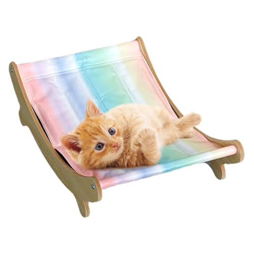 Befeixue Lounge Stuhl Cat, Holzkatze Lounge Stuhl - Kätzchen Hängemattenbettkühlung | Holzkätzchen Liegebett für Haustiere, Kratzfeste Welpen-Hängematte Couch Befeixue Lounge Stuhl Cat, Holzkatze Lounge Stuhl - Kätzchen Hängemattenbettkühlung | Holzkätzchen Liegebett für Haustiere, Kratzfeste Welpen-Hängematte Couch von Befeixue