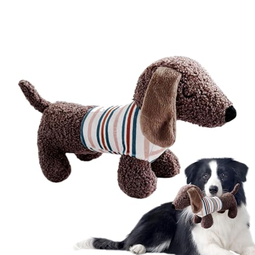 Befeixue Quietschende gefüllte Tierhundspielzeug, Quietschende Hundespielzeug Stofftiere, Welpenzähne Reinigung Spielzeug, Welpen -Kau -Gerät für kleine Rassen, Dackel -Form -Tier -Beruhigungswerkzeug Befeixue Quietschende gefüllte Tierhundspielzeug, Quietschende Hundespielzeug Stofftiere, Welpenzähne Reinigung Spielzeug, Welpen -Kau -Gerät für kleine Rassen, Dackel -Form -Tier -Beruhigungswerkzeug von Befeixue