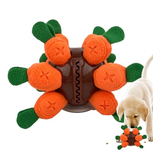 Befeixue Schnüffelspielzeug für Hunde, Puzzleball für Hunde | Karotten-Design-Puzzle-Futterspender-Spielzeug | Quietschender Puzzleball für Hundetraining und Stressabbau, fördert die natürlichen Befeixue Schnüffelspielzeug für Hunde, Puzzleball für Hunde | Karotten-Design-Puzzle-Futterspender-Spielzeug | Quietschender Puzzleball für Hundetraining und Stressabbau, fördert die natürlichen von Befeixue