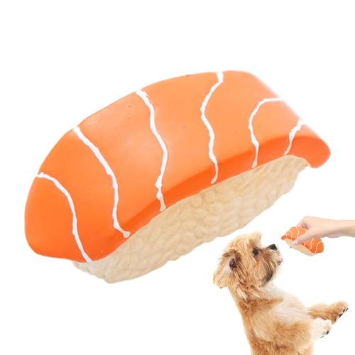 Befeixue Sushi Hundespielzeug klein, Sushi -Hund Spielzeug - Welpenzähne Reinigung Spielzeug quietscht | Latex -Haustraining -Tool für Langeweile und anregendes, interaktives Welpenspielgerät Befeixue Sushi Hundespielzeug klein, Sushi -Hund Spielzeug - Welpenzähne Reinigung Spielzeug quietscht | Latex -Haustraining -Tool für Langeweile und anregendes, interaktives Welpenspielgerät von Befeixue