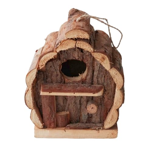 Befeixue Vogelhaus Für Draußen | Vogelheim - Aus Holz gefertigter Vogelunterschlupf mit integrierter Futterstation und dekorativem Nistkasten, geeignet für Terrasse, Garten, Baum, Fenster, Balkon und Befeixue Vogelhaus Für Draußen | Vogelheim - Aus Holz gefertigter Vogelunterschlupf mit integrierter Futterstation und dekorativem Nistkasten, geeignet für Terrasse, Garten, Baum, Fenster, Balkon und von Befeixue