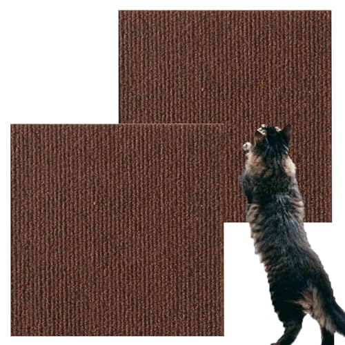 Kletternder Katzenkratzer, Katzen Kratzpads Wandaufkleber, Wand Montierte Kratzmatte Für Katzen, Trimmbarer Kratzteppich Für Katzen, Sofa Wandschutz, DIY Kletterkatzen Kratzkratzer Aufkleber von Befeixue