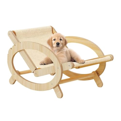 Begchy Erhöhter Haustierbettstuhl, Schlafstuhl für Katzen, Klettergerüststuhl, Verstellbares Kratzbett mit Canvas-Bezug, Kratzfest, B Begchy Erhöhter Haustierbettstuhl, Schlafstuhl für Katzen, Klettergerüststuhl, Verstellbares Kratzbett mit Canvas-Bezug, Kratzfest, B von Begchy
