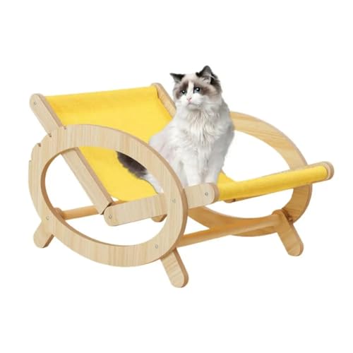 Begchy Erhöhtes Haustierbett, Stuhl, Katze, schlafend, Klettergerüst, Stuhl, verstellbares Kratzbett mit Canvas-Bezug, kratzfest Begchy Erhöhtes Haustierbett, Stuhl, Katze, schlafend, Klettergerüst, Stuhl, verstellbares Kratzbett mit Canvas-Bezug, kratzfest von Begchy