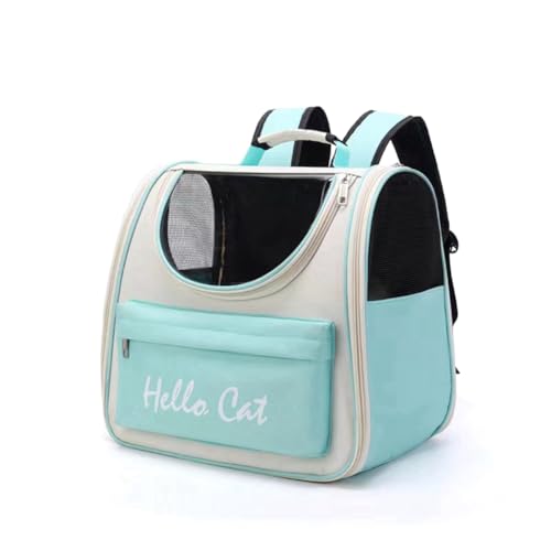 Begchy Katzentasche, großes Fassungsvermögen, Zubehör für Haustiere, tragbare Tasche für Katzen, Haustiertasche, atmungsaktiv und sonnenbeständig, Seegrün Begchy Katzentasche, großes Fassungsvermögen, Zubehör für Haustiere, tragbare Tasche für Katzen, Haustiertasche, atmungsaktiv und sonnenbeständig, Seegrün von Begchy