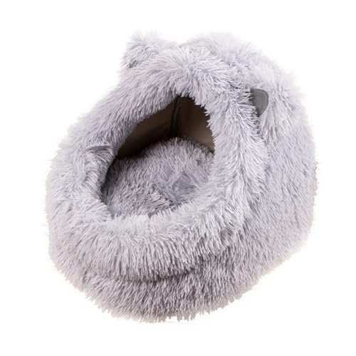 Begchy Plüsch-Katzenbett, Katzenbett, Halbgeschlossenes Hundebett, Abnehmbares und Waschbares Haustierbett L Begchy Plüsch-Katzenbett, Katzenbett, Halbgeschlossenes Hundebett, Abnehmbares und Waschbares Haustierbett L von Begchy