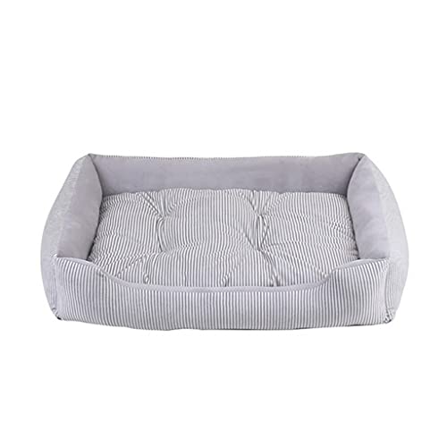 Hundebett Katzen Matten Hundesofa Doppelzweckkissen Bequemes Nest Hunde Winter Haus Pad Haustier Zubehör (A 45 cm) von Begonial