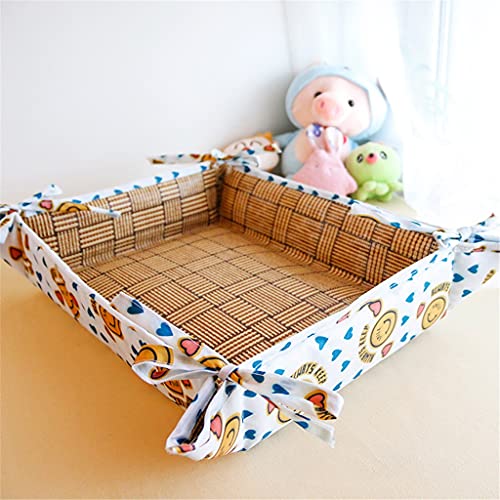 Pet Mat Dog Mat Floor Mat Sleeping Mat Cool Mat Two-sided Design Bed Summer Pet Supplies (E M 50) von Begonial