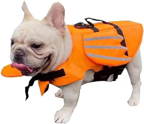 Pet Schwimmweste Hundeweste Sommer Haustierkleidung Hunde Reflektierende Badebekleidung Schwimmanzug Schwimmweste für kleine mittelgroße Hunde (A Small) von Begonial