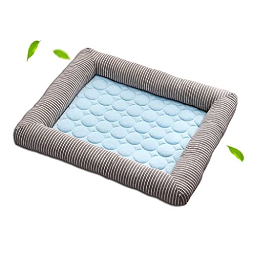 Sommer Cool Hundebett Mat Crate Pad Anti Slip Matratze Washable for Large Medium Small Pets Sleeping (70x52cm) von Begonial