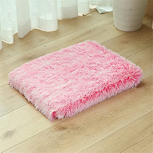 Ultra Plush Foam Dog Bed Rectangular Cat Dog Mats/Removable Cover Pet Mattress Cushion for Small Large Dogs (C S) von Begonial