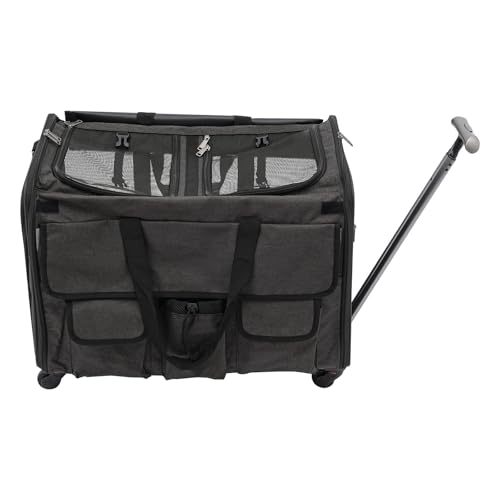 Begoniape Transporttasche mit Trolley Transportbox Katze bis 17.5kg Katzentransportbox Transportbox Hund Teleskop-Zugstange: Max. 88cm, Gute Atmungsaktivität, Mehrere Taschen Schwarz Begoniape Transporttasche mit Trolley Transportbox Katze bis 17.5kg Katzentransportbox Transportbox Hund Teleskop-Zugstange: Max. 88cm, Gute Atmungsaktivität, Mehrere Taschen Schwarz von Begoniape