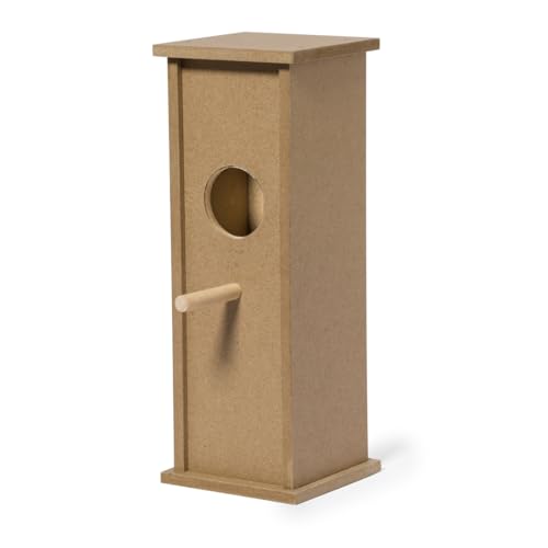Vogelhaus zum Montieren – Nistkasten aus Holz DIY – ökologisches Vogelnest – 2 Stück (Style3) von Begoon