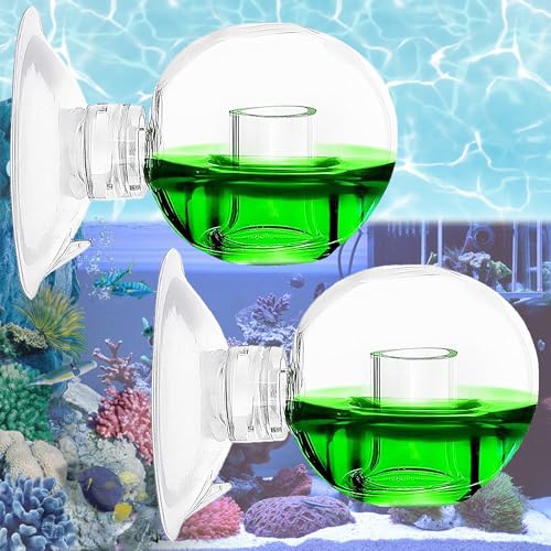 Begpoee 2 Stück CO2 Glas Aquarium Monitor, CO2 Tester Aquarium, Aquarium CO2-Monitor, CO2 Glas Tester, CO2 Test Aquarium Drop Checker, CO2 Tester, Für Süßwasseraquarien Gepflanzte Fisch Tank Begpoee 2 Stück CO2 Glas Aquarium Monitor, CO2 Tester Aquarium, Aquarium CO2-Monitor, CO2 Glas Tester, CO2 Test Aquarium Drop Checker, CO2 Tester, Für Süßwasseraquarien Gepflanzte Fisch Tank von Begpoee