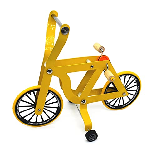 Beimus Bird Intelligence Training Requisiten Gelber Fahrrad Spielzeug Papagei Bildungstisch Top Trick Prop Spielsachen Für Sittichkakadu von Beimus