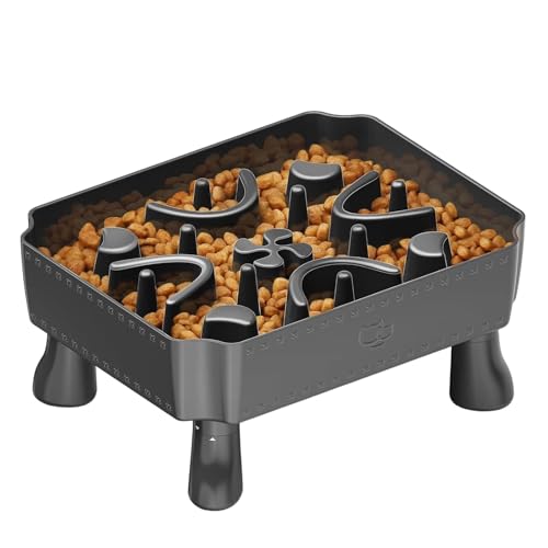 Beimus Slow Feeders Katzennapf Outdoor Tragbar Haustier Futternapf Katzen Futternapf für kleine Medien Hunde Gesundheit von Beimus