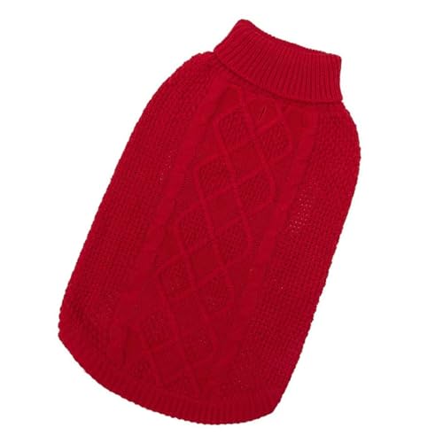 Beimus Strickwaren Hundekleidung, warmer Rollkragenpullover für kleine bis große Hunde, Pullover, Haustierpullover für Winterwärme, 2 Beine Beimus Strickwaren Hundekleidung, warmer Rollkragenpullover für kleine bis große Hunde, Pullover, Haustierpullover für Winterwärme, 2 Beine von Beimus