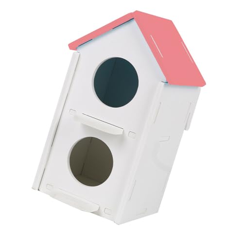 Beimus Vogelnest Käfig, 2 Etagen, Nest Unterschlupf Nest Kolibri Outdoor Versteck Nest für kleine Vögel von Beimus
