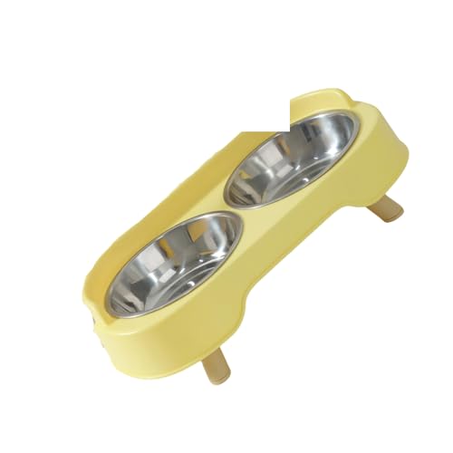 Doppel Katzen Futternapf Edelstahl Sofa Shap Dish Hunde Stoßfest Doppelsofa Design Katzen von Beimus