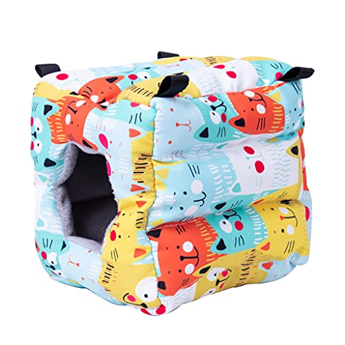 Hamster Warmes Nest Hängende Hängematte Winter Haustier Lieferungen Käfigschuppen Zelt Plüsch Hideaway Schlafbett Für Kleines von Beimus