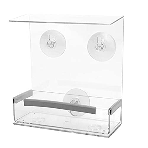 Pet Bird Food Dispenser Papageien Feeder Clear Samen Tablett Vogel Vogel Lebensmittel Behälter Kleine Vögel Käfigzubehör von Beimus