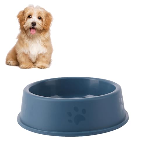 Bekecidi Hundenapf Futter Wassernapf, Kunststoff Katzennapf Niedlicher Hund Wassernapf BPA Freier Mehrzweck Rutschfest Steady Pet Futternapf für Hunde (Blau) von Bekecidi