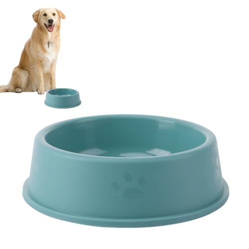Bekecidi Hundenäpfe für Futter und Wasser, Stetige Plastikkatze Schüssel Hundeschüssel BPA-frei, Mehrzweck Anti-Slip Haustier Fütterungsschale für Hunde (Grün) von Bekecidi