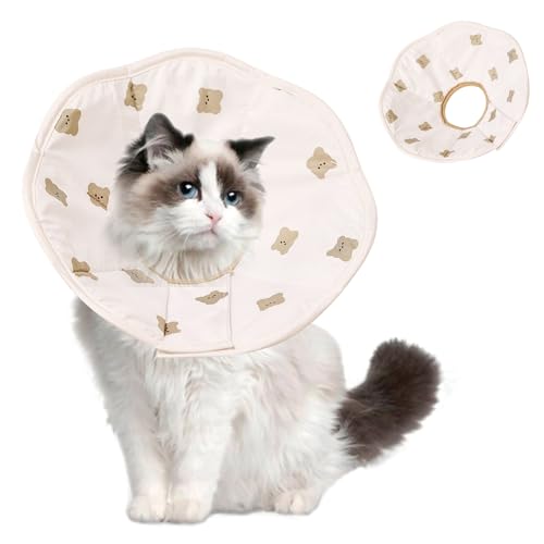 Bekecidi Katzen-Genesungshalsband, weiches Katzenkegelhalsband, verstellbares Haustier-Genesungshalsband für nach Operationen, Katzenzapfen, um das Lecken zu stoppen, elisabethanisches Halsband für Bekecidi Katzen-Genesungshalsband, weiches Katzenkegelhalsband, verstellbares Haustier-Genesungshalsband für nach Operationen, Katzenzapfen, um das Lecken zu stoppen, elisabethanisches Halsband für von Bekecidi