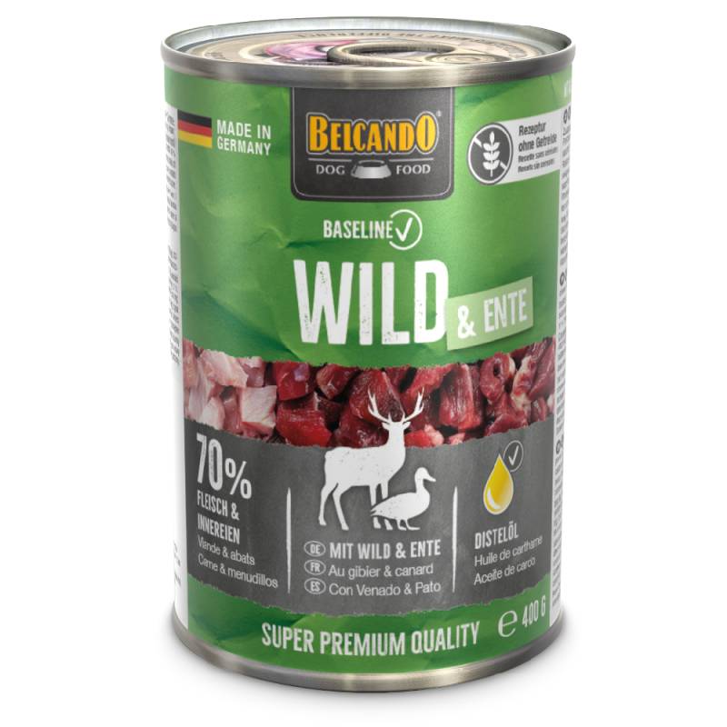 Sparpaket Belcando Baseline 24 x 400 g - Wild & Ente von Belcando Baseline