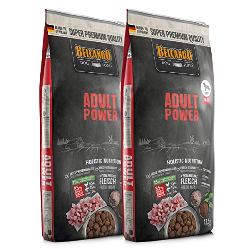 2 x 12,5 kg Belcando Adult Power- Sparpaket von Belcando