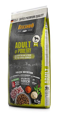 Belcando Adult GF Poultry [12,5 kg] getreidefreies Hundefutter | Trockenfutter ohne Getreide mit Geflügel | Alleinfuttermittel für ausgewachsene Hunde ab 1 Jahr von Belcando