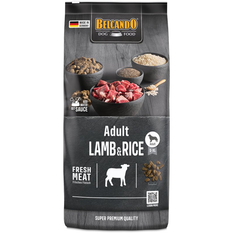 Belcando Adult Lamm & Reis - 12,5 kg (Verpackung beschädigt) (3,68 € pro 1 kg) von Belcando