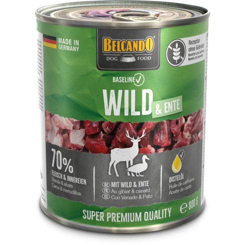 Belcando Baseline Wild & Ente 800 g (3,71 € pro 1 kg) von Belcando
