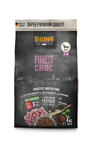 Belcando Finest Croc [4 kg] Hundefutter | Trockenfutter für kleine & mittlere Hunde | Alleinfuttermittel für ausgewachsene Hunde ab 1 Jahr von Belcando