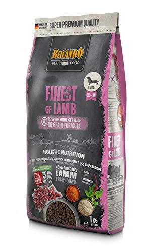 Belcando Finest GF Lamb [1 kg] getreidefreies Hundefutter | Trockenfutter für kleine & mittlere Hunde | Alleinfuttermittel für Hunde ab 1 Jahr von Belcando