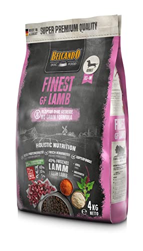 Belcando Finest GF Lamb [4 kg] getreidefreies Hundefutter | Trockenfutter für kleine & mittlere Hunde | Alleinfuttermittel für Hunde ab 1 Jahr von Belcando