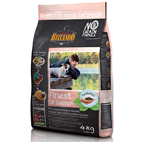 Belcando Finest GF Salmon [4 kg] getreidefreies Hundefutter | Trockenfutter für kleine & mittlere Hunde | Alleinfuttermittel für Hunde ab 1 Jahr von Belcando