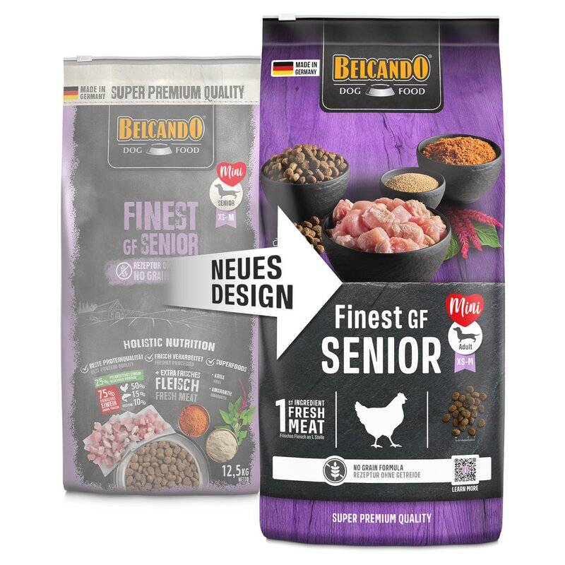 Belcando Finest GF Senior 12,5 kg (Verpackung beschädigt) (4,48 € pro 1 kg) von Belcando