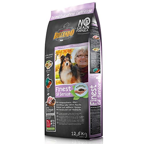 Belcando Finest GF Senior [12,5 kg] getreidefreies Hundefutter | Trockenfutter für empfindliche ältere Hunde | Alleinfuttermittel für Hunde ab 1 Jahr von Belcando