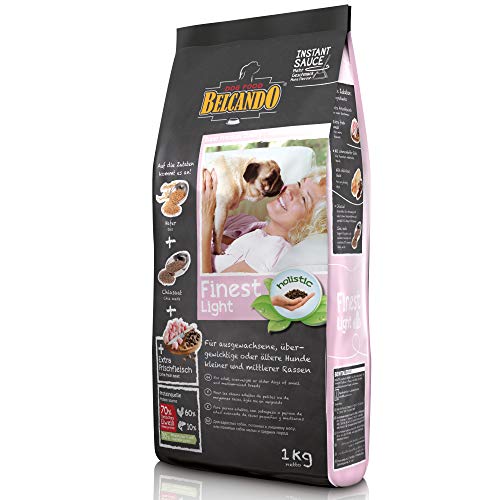 Belcando Finest Light [1 kg] Hundefutter | Trockenfutter für kleine & mittlere übergewichtige Hunde | Alleinfuttermittel für Hunde ab 1 Jahr von Belcando