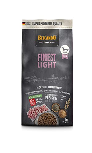 Belcando Finest Light [1 kg] Hundefutter | Trockenfutter für kleine & mittlere übergewichtige Hunde | Alleinfuttermittel für Hunde ab 1 Jahr von Belcando